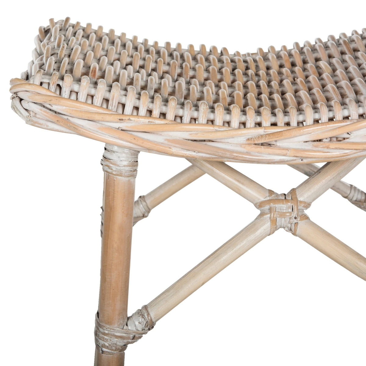 Natural Washed Wicker Bar Stool W919