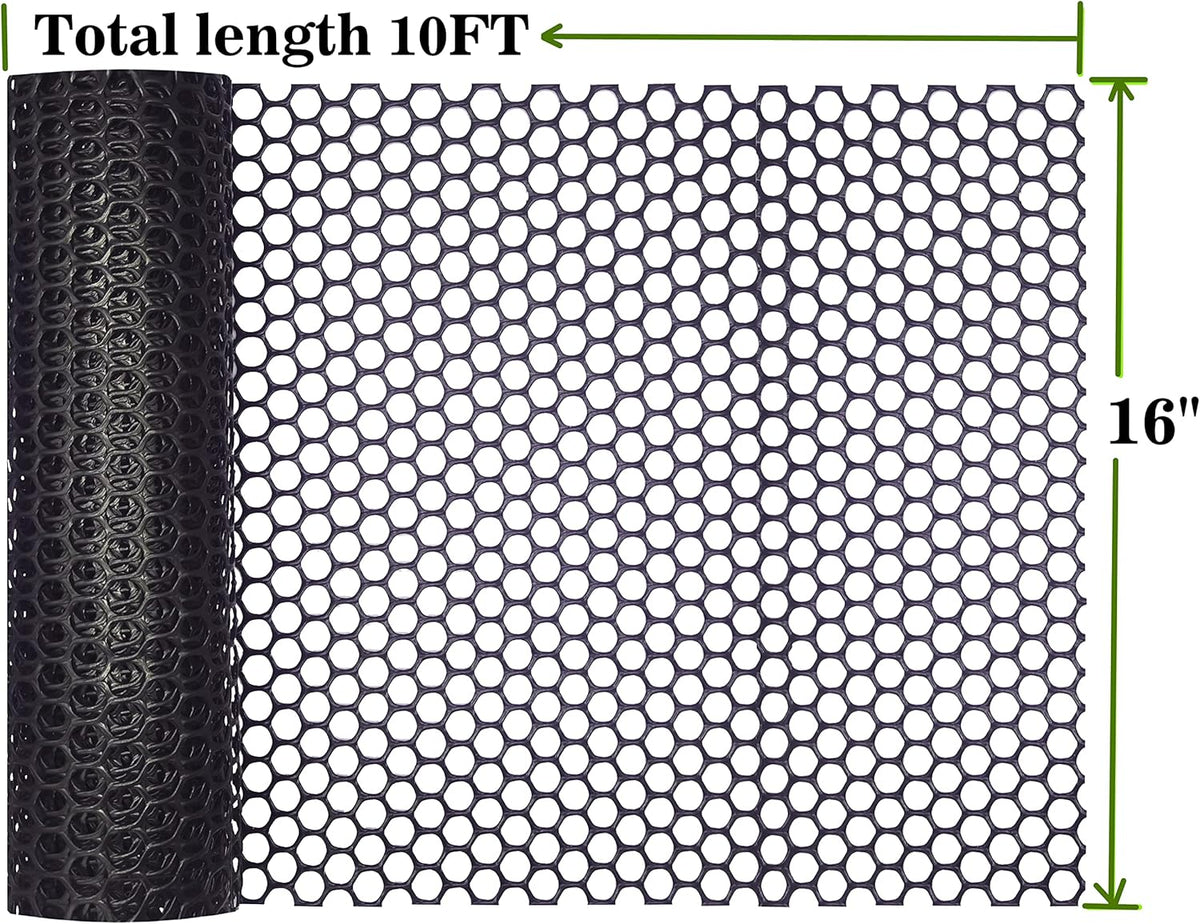 Plastic Chicken Wire Fence Mesh 16”x10FT Pack of 2 K725511
