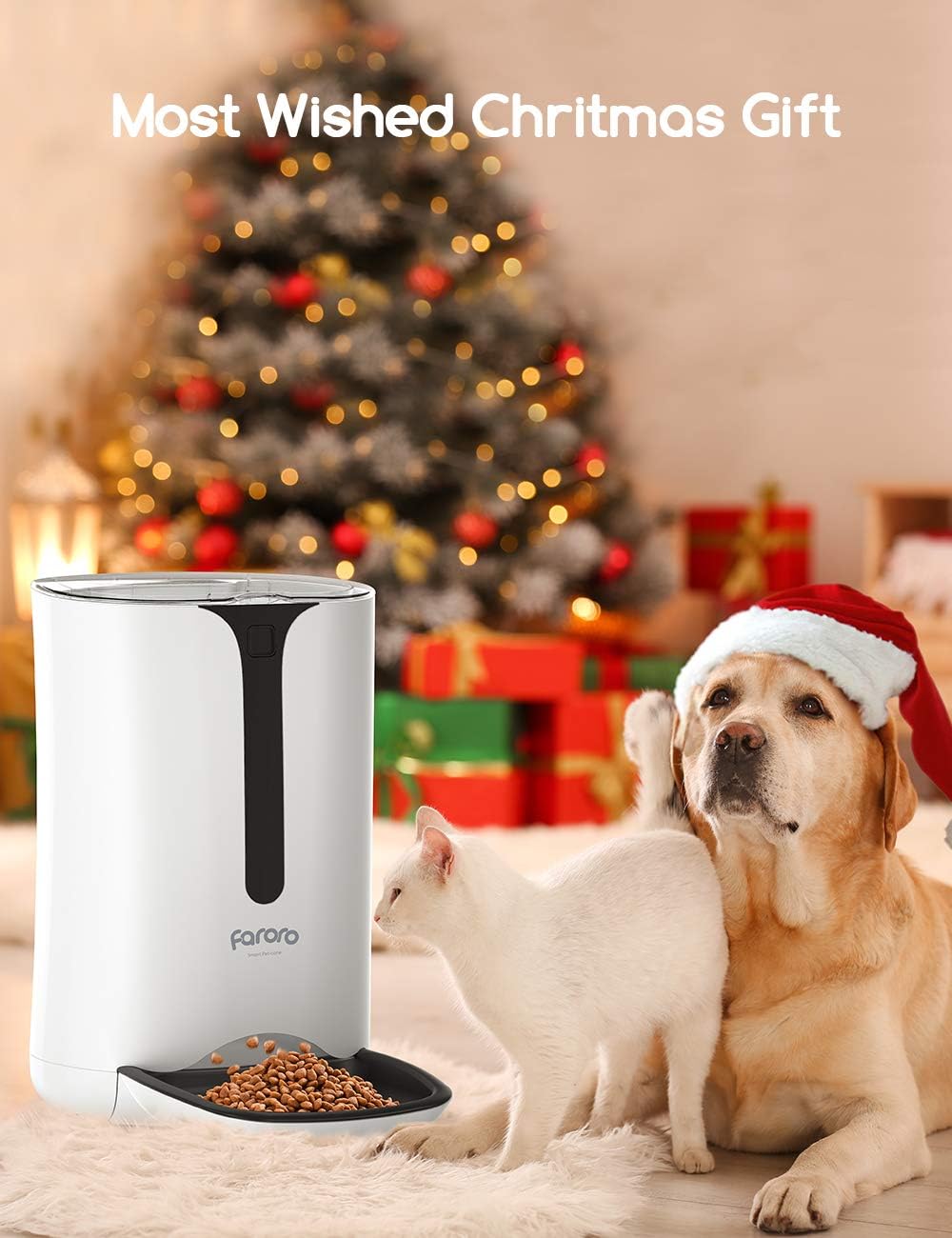 7L Automatic Cat Feeder with Programmable Timer, Pack of 2 T585