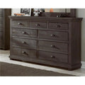 Distressed Dark Grey Bedroom Chest N2430