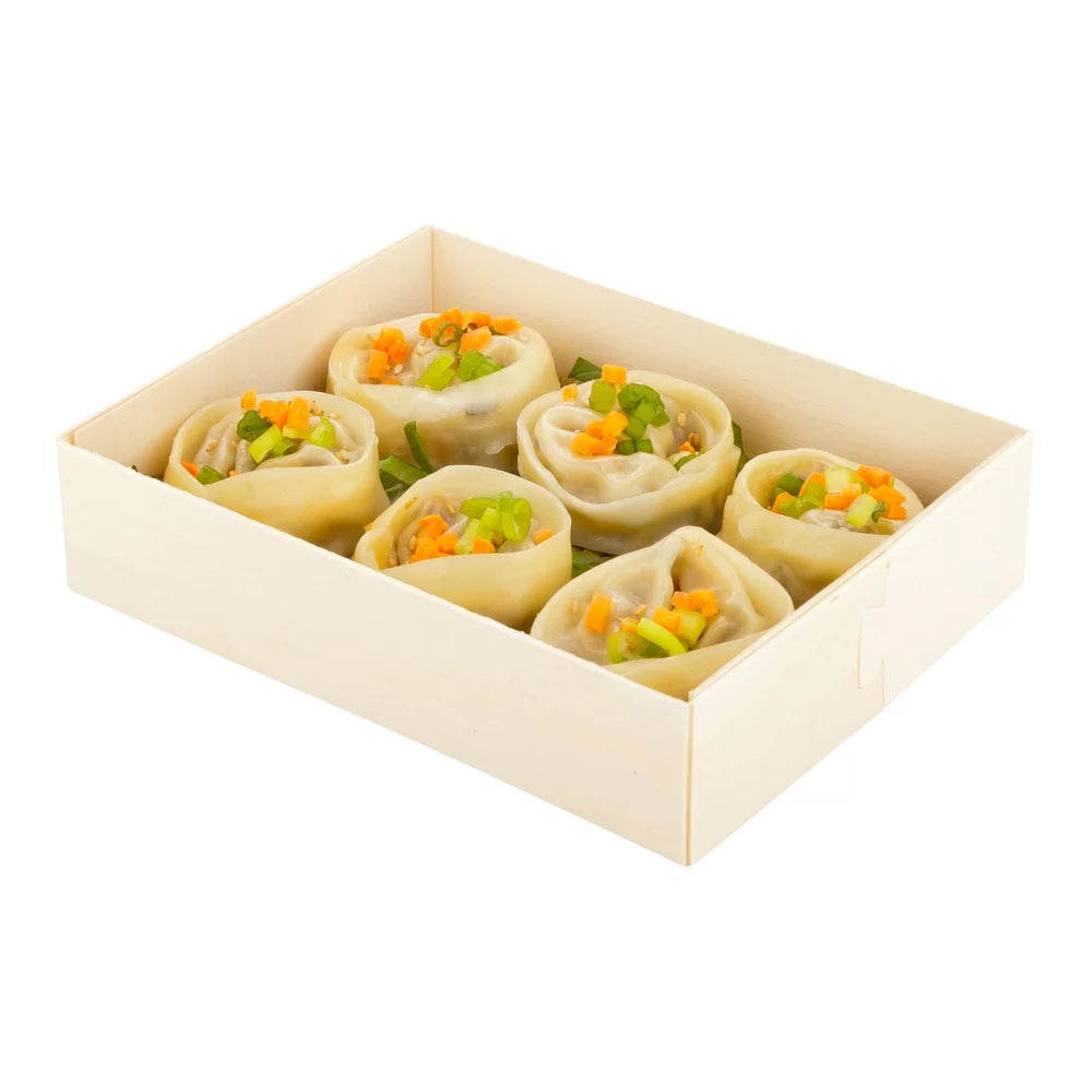 23 oz Rectangle Poplar Container - 100 count box A5209