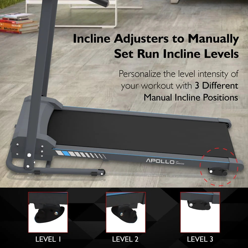 Foldable Cardio Exercise Machine with LCD G2174