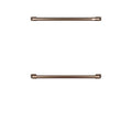 Brushed Copper Double Wall Oven Handles Kit Q72962