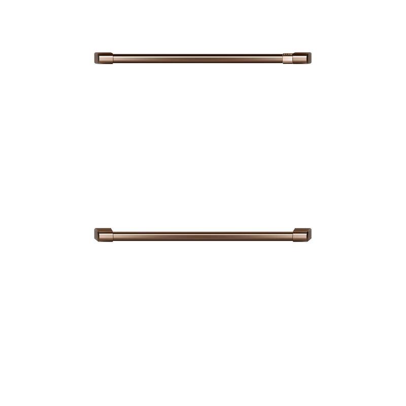 Brushed Copper Double Wall Oven Handles Kit Q72962
