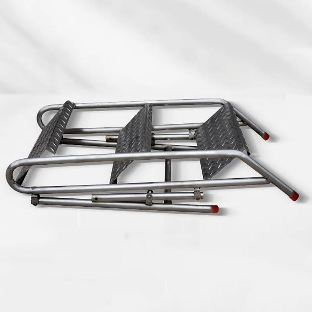4 Step Steel Folding Ladder with Handrails A52033