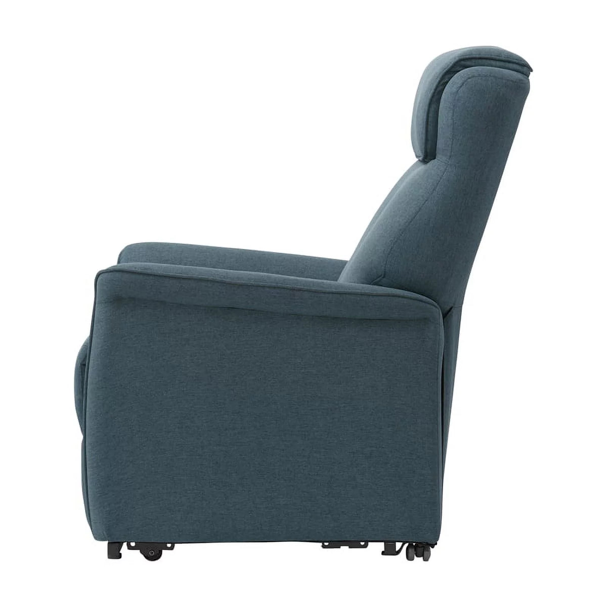 Blue Fabric Power Lift Recliner D809309