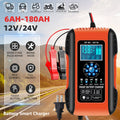 12V/12A 24V/6A Smart Battery Charger for LiFePO4 Lead-Acid AGM Wet Gel Battery J2578