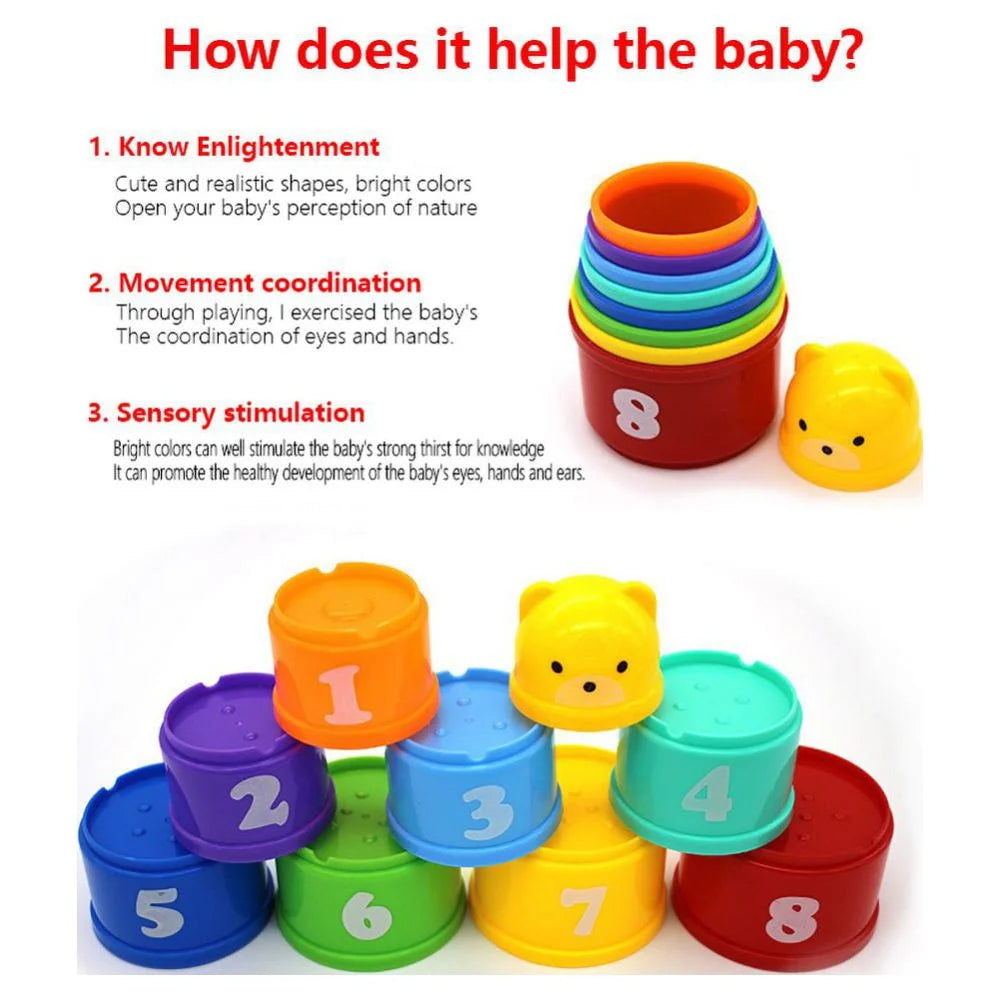 Stacking Toys, Nesting Stack Cups for Toddlers N620227