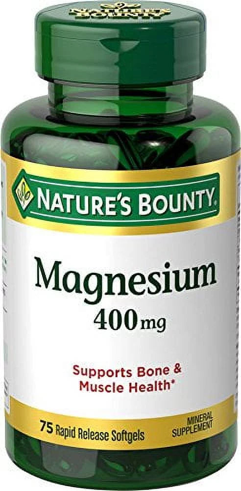 4 Pack Magnesium 500 mg 75 Softgels O226