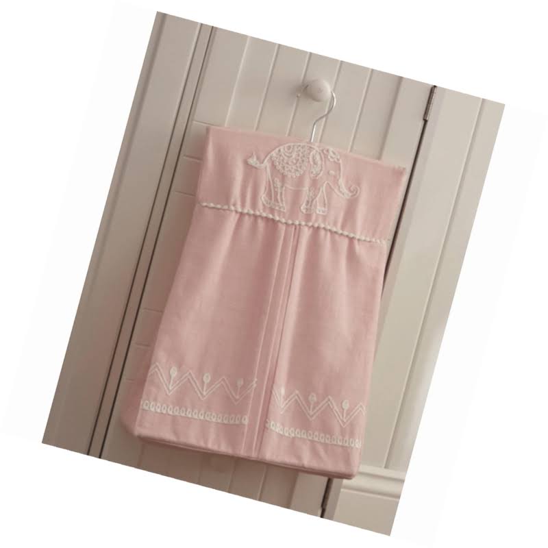 5 Piece Pink Crib Bedding Set I291409