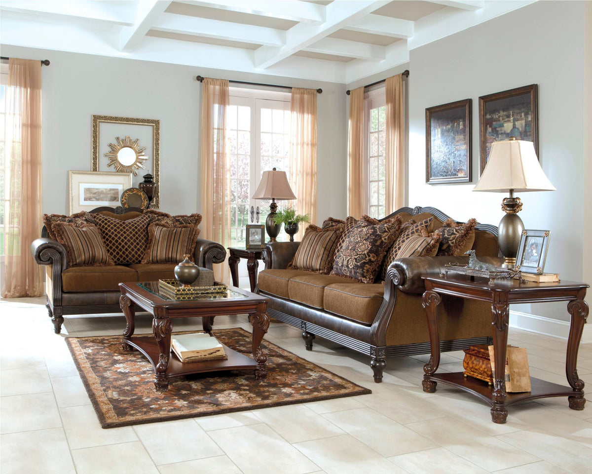 Brown Rectangular Cocktail Table O6706