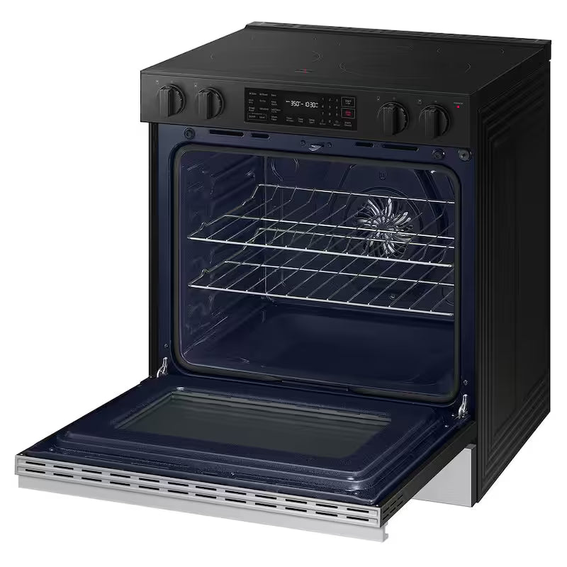 30 in. 6.3 cu. ft. 5 Element Smart Slide-In Electric Range with Air Fry in Stainless Steel I3243