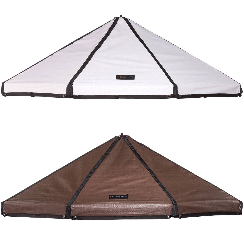 Brown/White Pet Gazebo Canopy P74570
