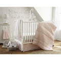 5 Piece Pink Crib Bedding Set I291409