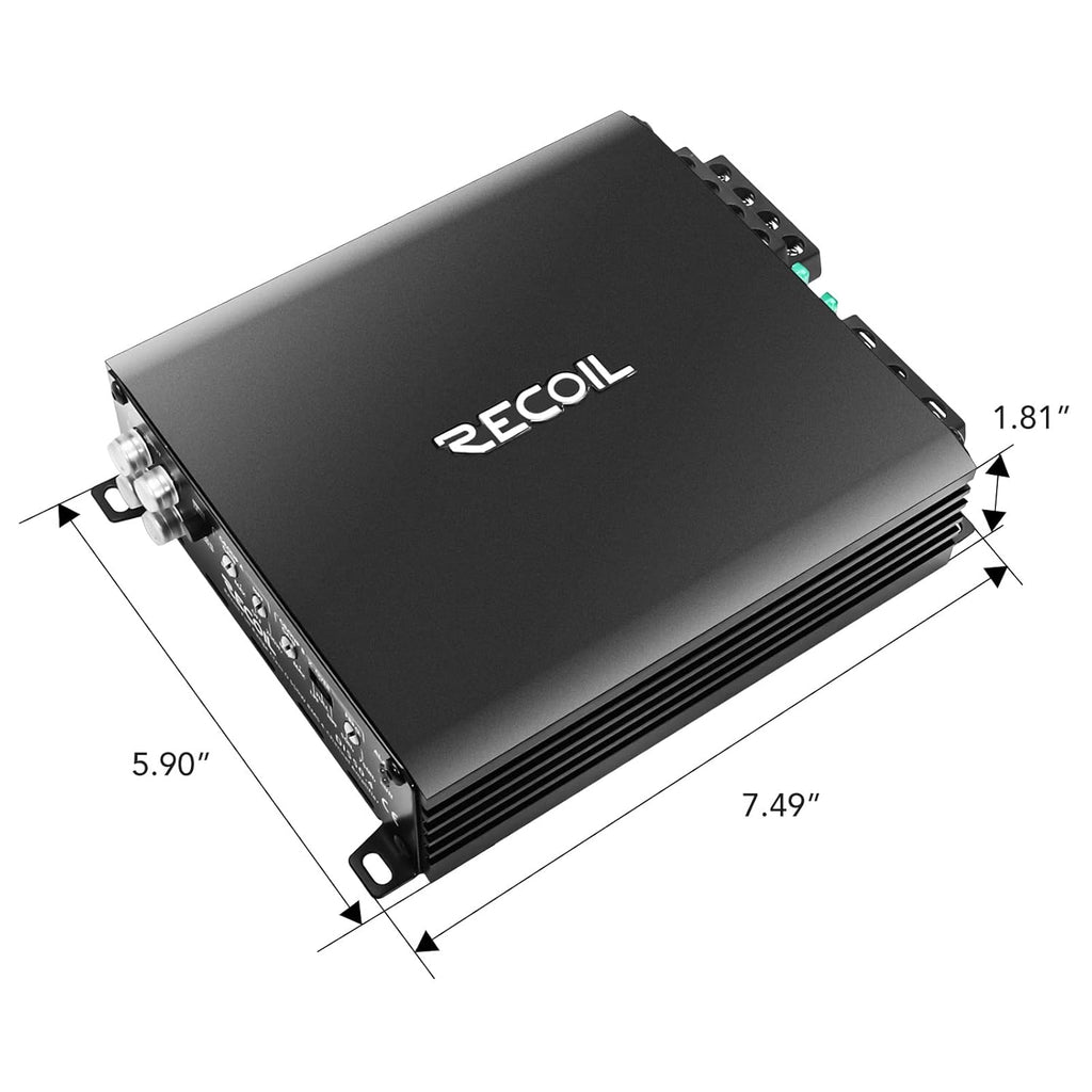 4-Channel Class-D Car Audio Amplifier F829645
