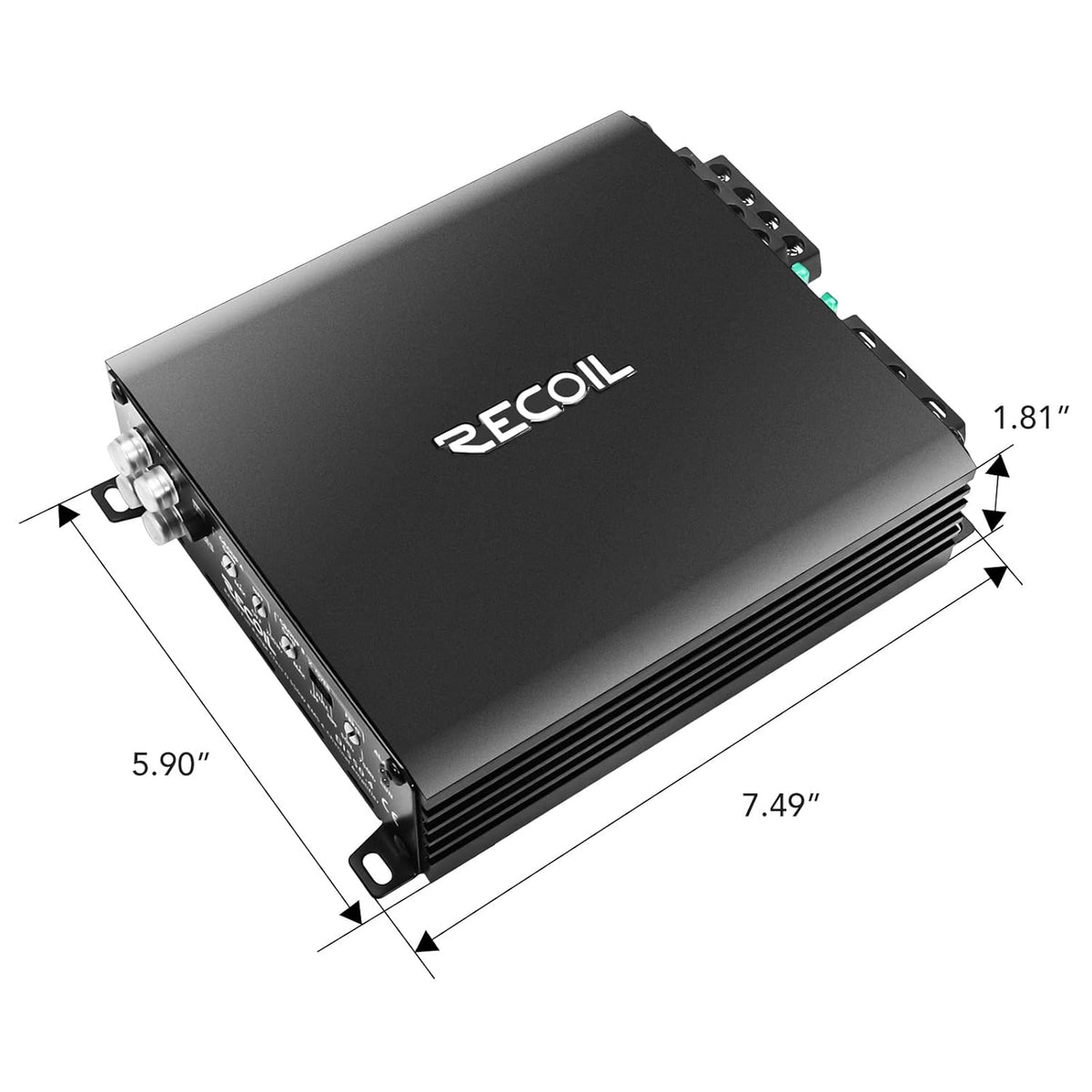 4-Channel Class-D Car Audio Amplifier F829645