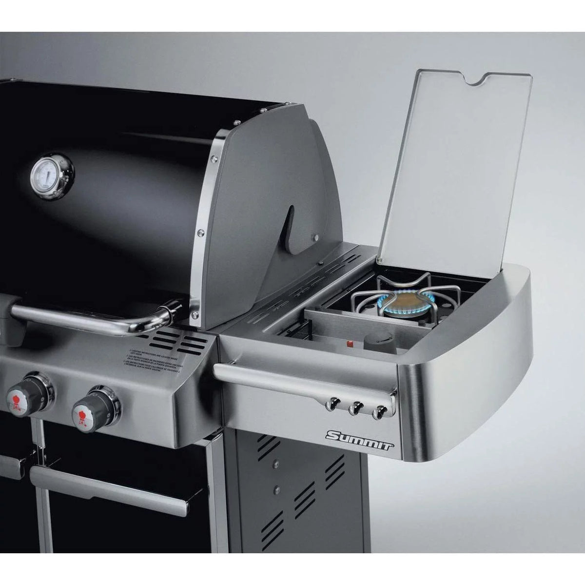Black Natural Gas Grill with Rotisserie T182090