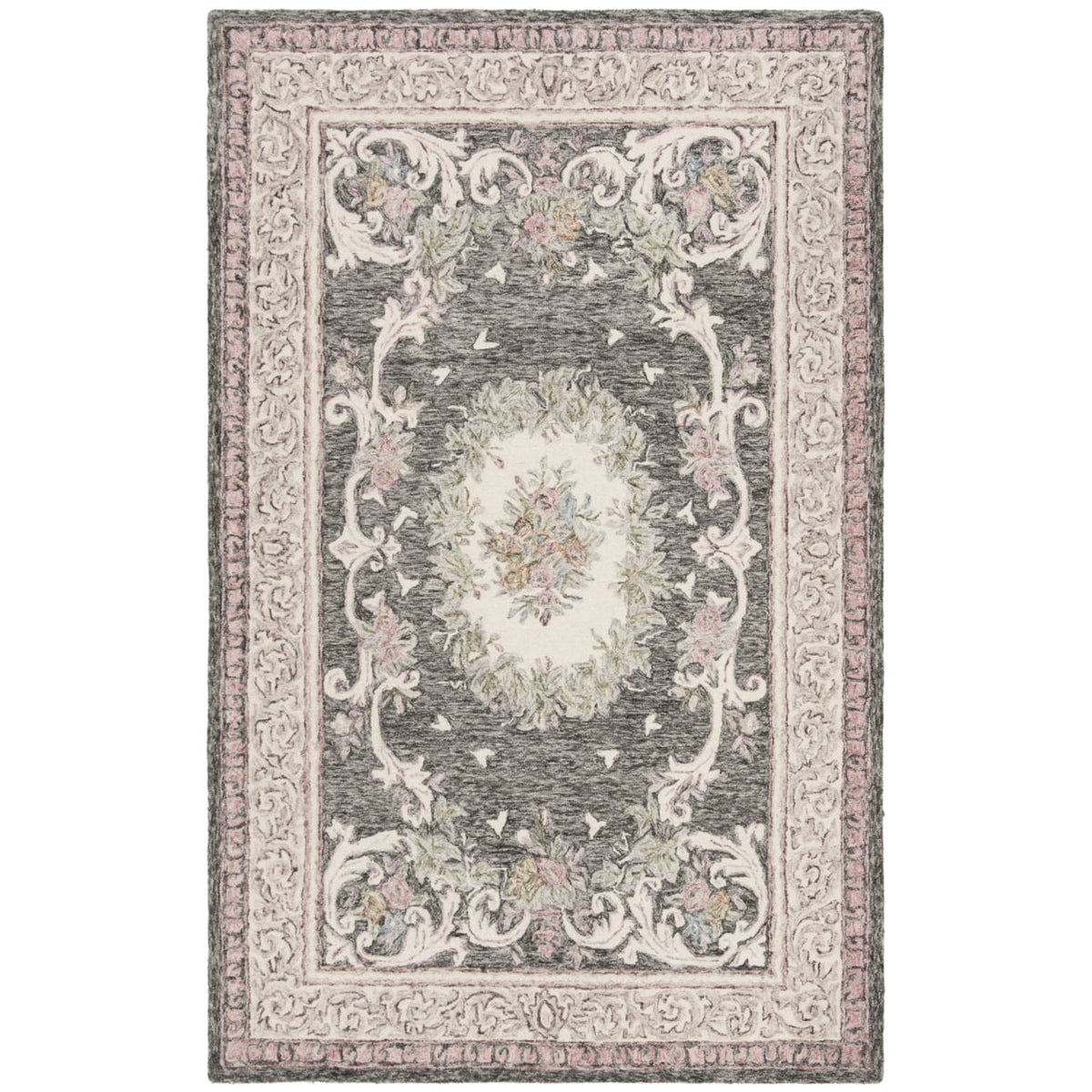 Ivory Charcoal Rug G72893