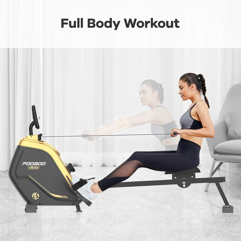 Folding Magnetic Rowing Machine E800869