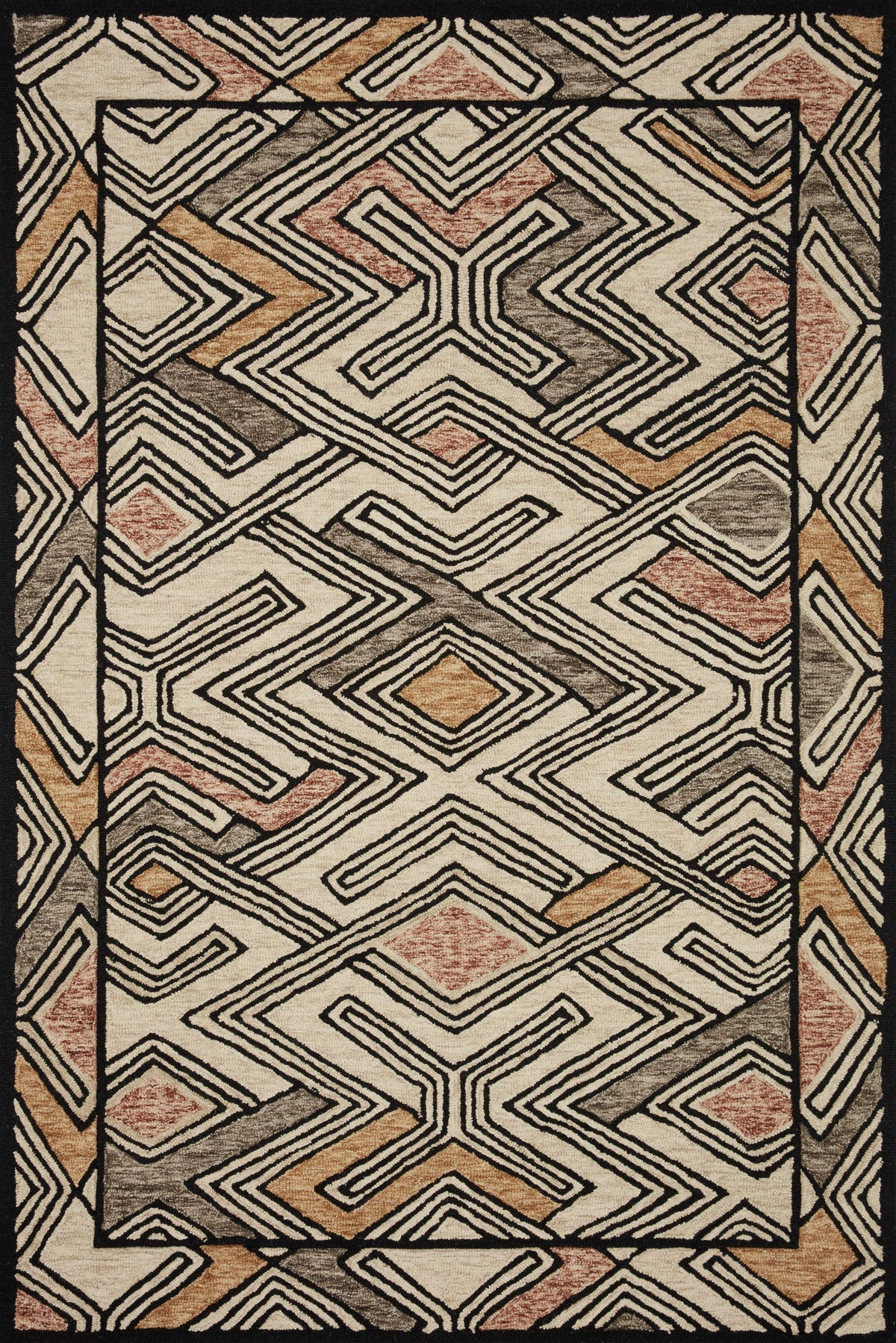 Ivory Multi 8'6 x 12' Rug V6085