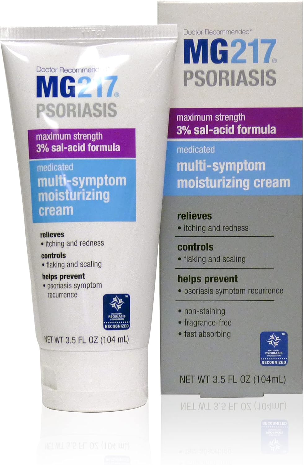 3% Salicylic Acid Psoriasis Cream, Fragrance Free, 3.5 Fl Oz E30382