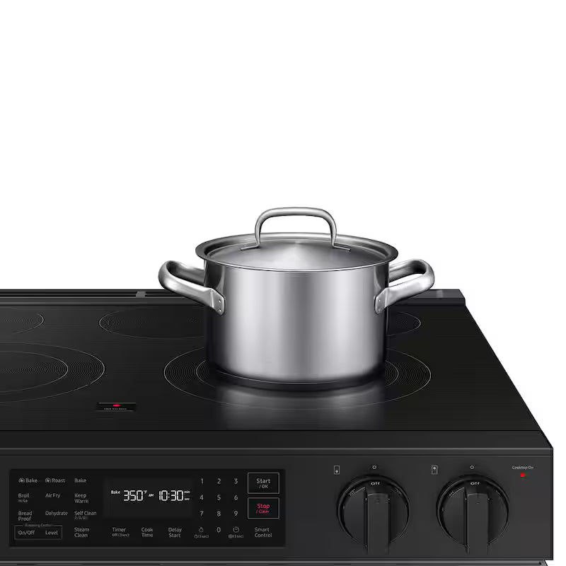 30 in. 6.3 cu. ft. 5 Element Smart Slide-In Electric Range with Air Fry in Stainless Steel I3243