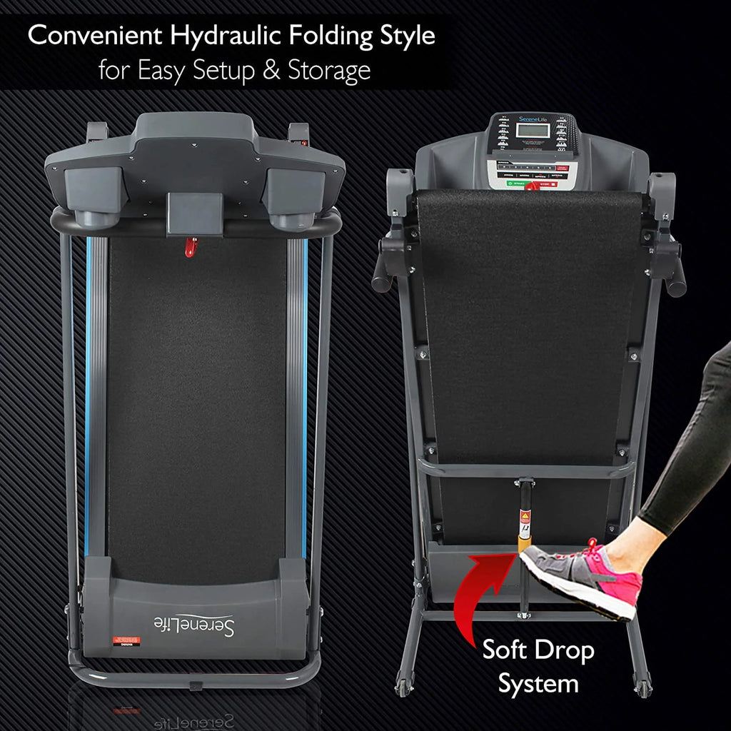Foldable Cardio Exercise Machine with LCD G2174