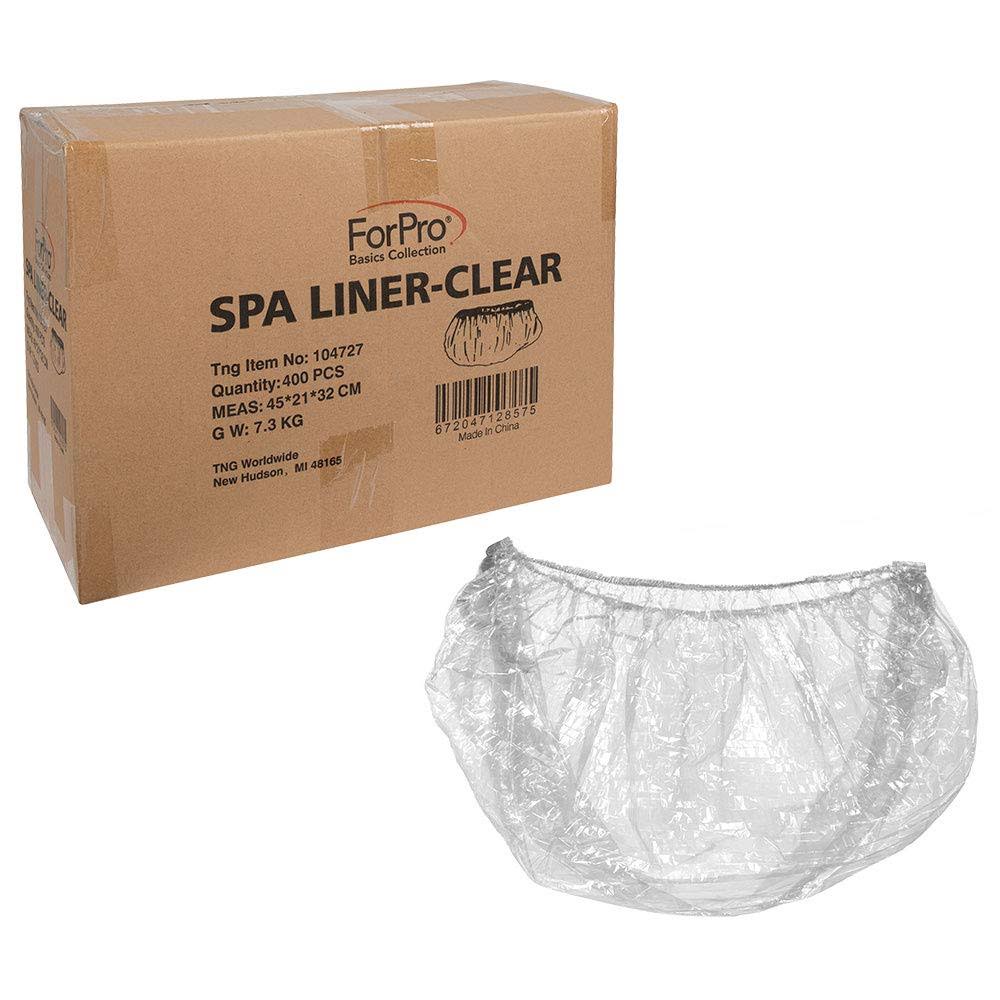 Disposable Pedicure Spa Liners, Clear V836862