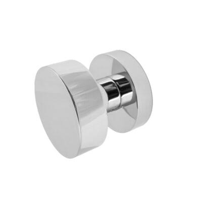 Passage Hall and Closet Door Knob Set, Polished Stainless Steel O919