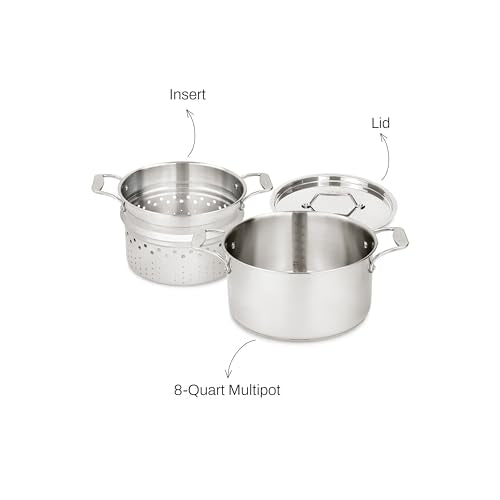 Stainless Steel 6-Quart Multipot with Straining Lid P6231