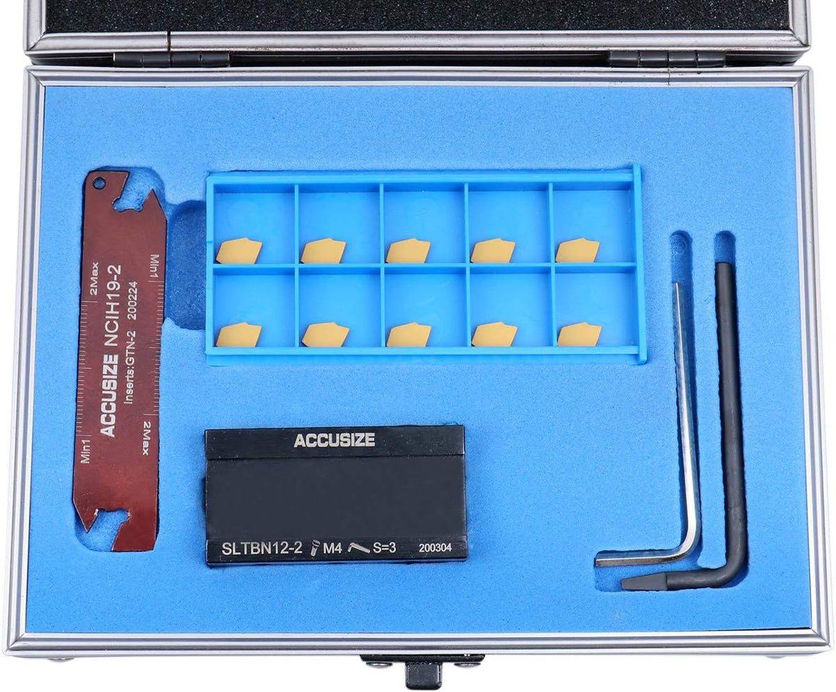 1/2'' Self-Lock Block with 10 Pcs Carbide Inserts and 1 Pc Blade M50521