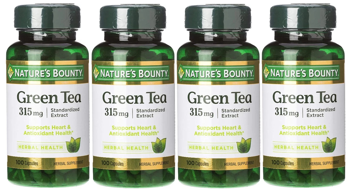 Green Tea Extract Capsules 315 Mg 100 Ct 4 pack R810