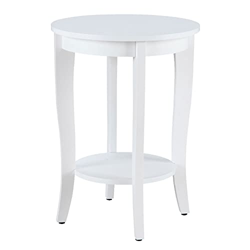 Black Round End Table N7580