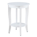 Black Round End Table N7580