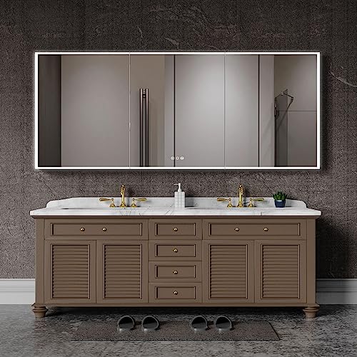 42"W x 36"H Silver Mirror Medicine Cabinet G3777