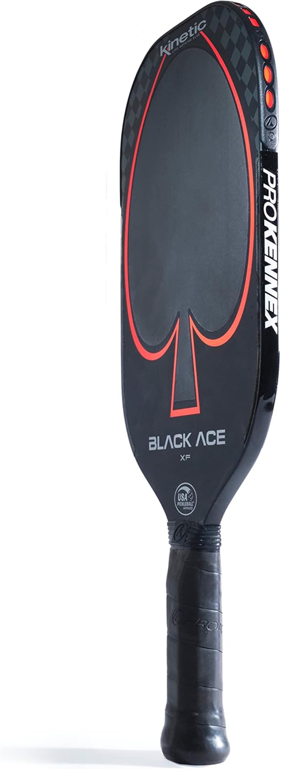 Black Ace XF Pickleball Paddle with Carbon Fiber Face J3112