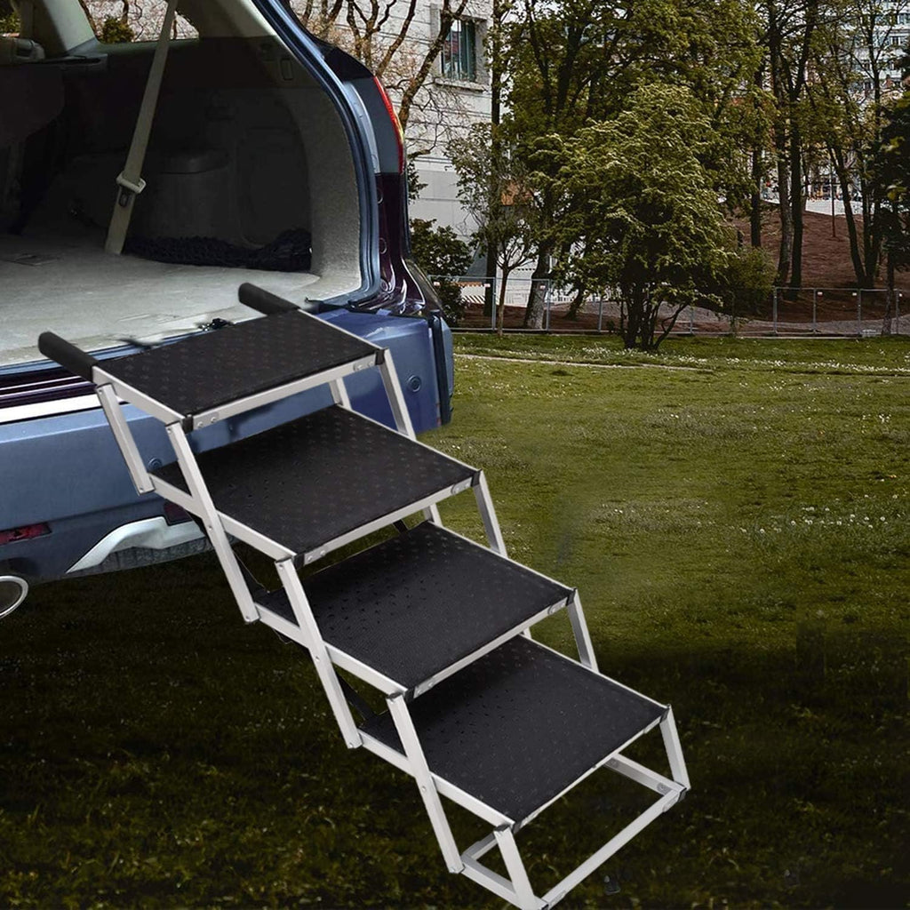 Foldable Aluminum Pet Stairs with Non-slip Surface C948692