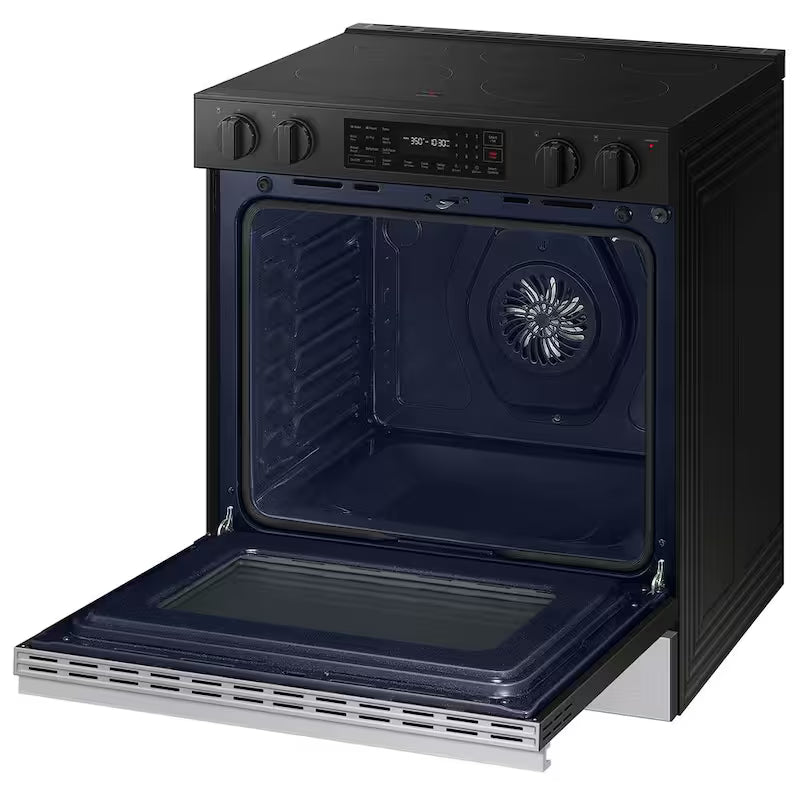 30 in. 6.3 cu. ft. 5 Element Smart Slide-In Electric Range with Air Fry in Stainless Steel I3243