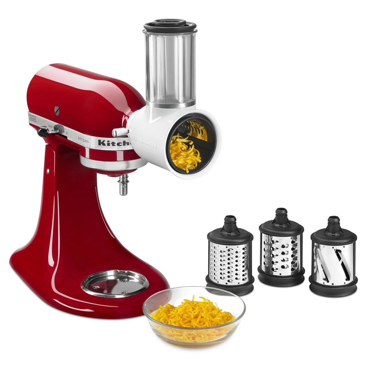 White Slicer/Shredder Attachment T178369