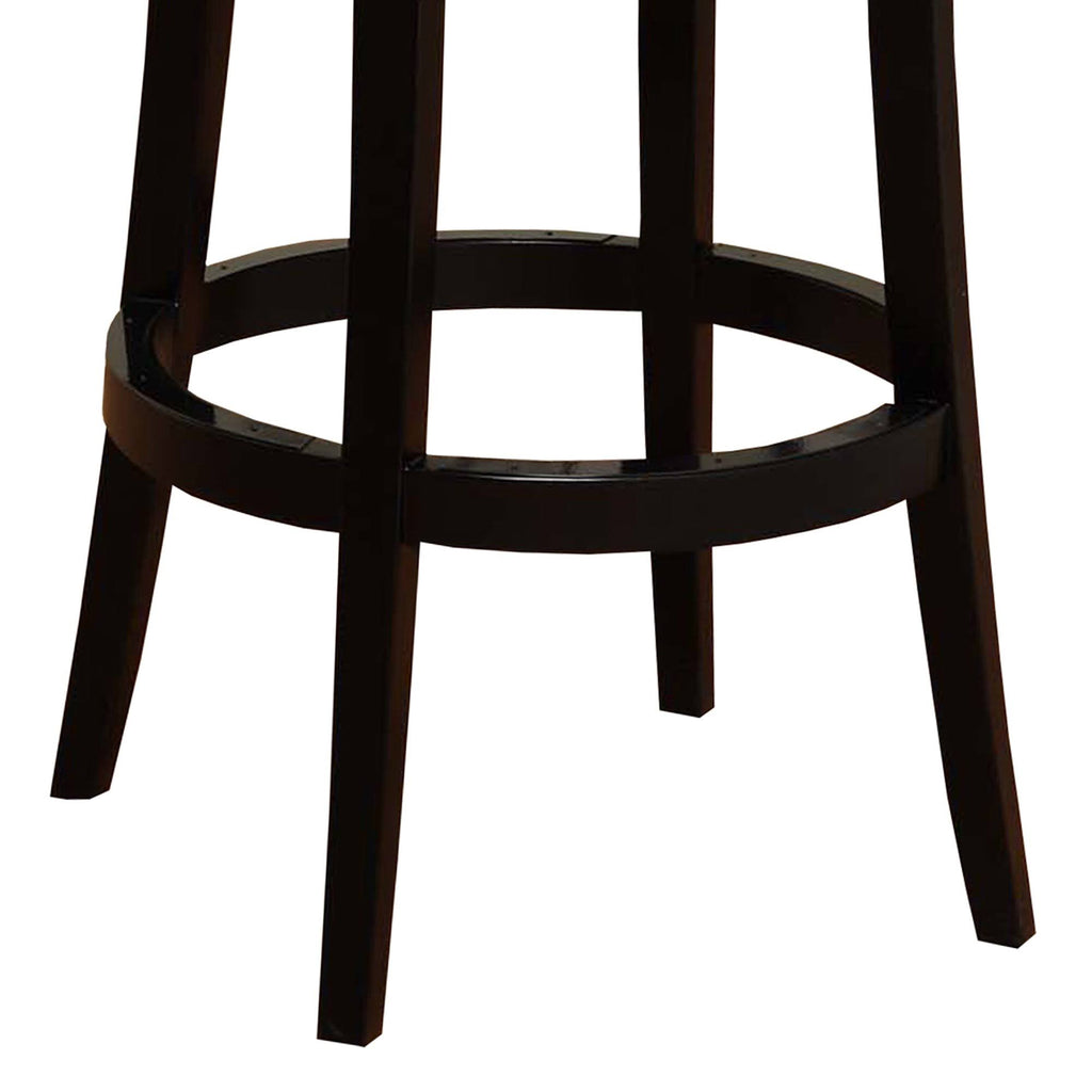 Red Bicast Leather Swivel Bar Stool T7428