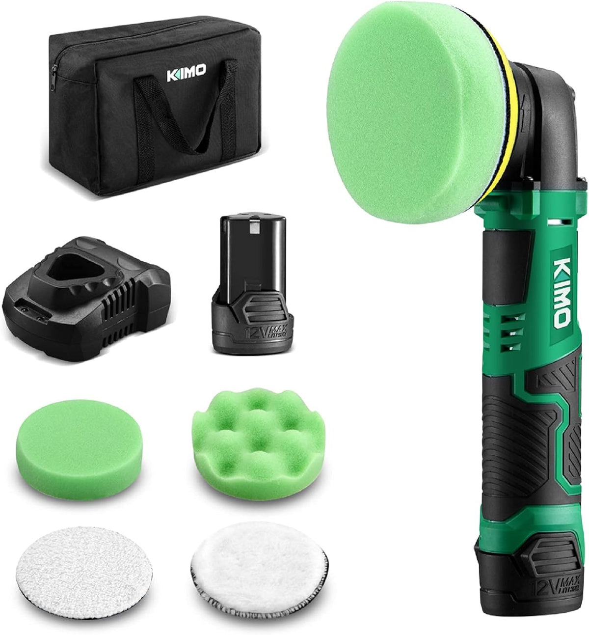 Cordless Car Buffer Polisher Kit with 2.0Ah Battery S50674