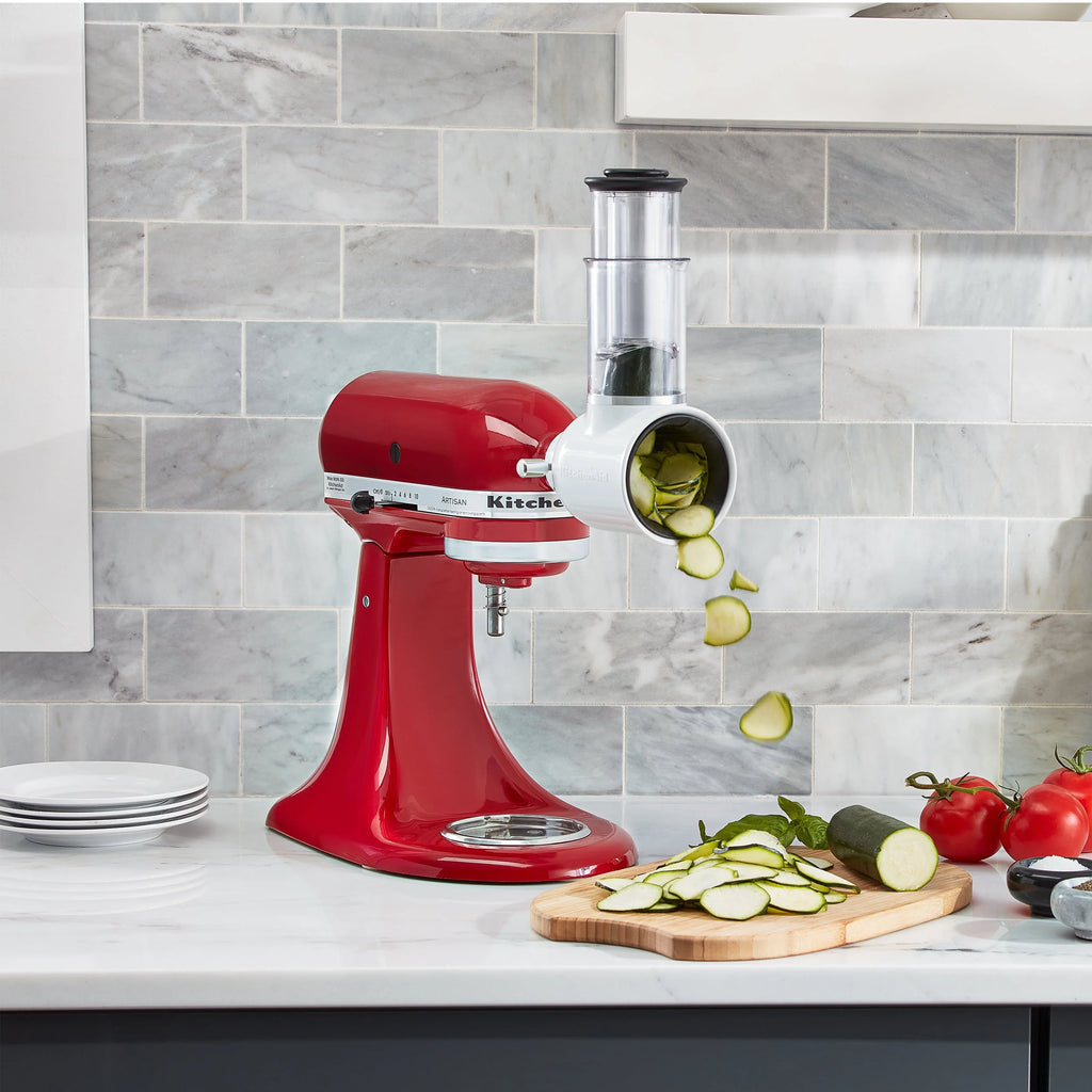 White Slicer/Shredder Attachment T178369