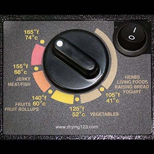 Electric Food Dehydrator with Adjustable Thermostat A8772