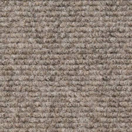 Brown 6 Feet x 20 Feet Indoor Outdoor Carpet with Rubber Backing F872