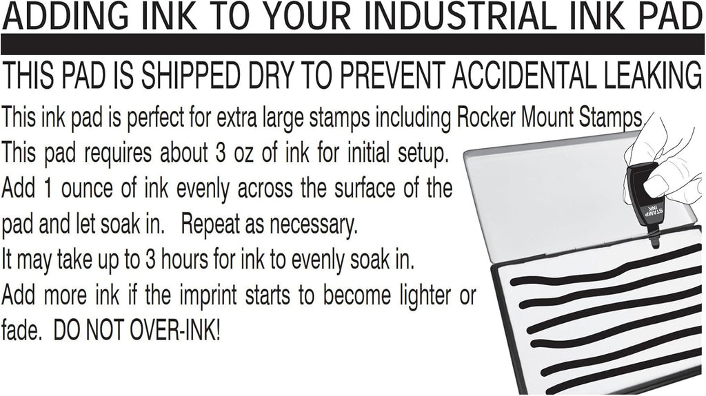 Light Blue 8 x 12 Rubber Stamp Ink Pad Pack of 2 M56554