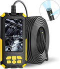 Dual Lens Borescope Inspection Camera with LED Light, 1080P HD Endoscope Camera, 4.5 IPS Screen, IP68 Waterproof 8mm Camera, 16.4ft Flexible Cable J72821