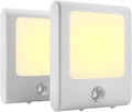 Warm White Motion Sensor LED Night Light, 2 Pack O67017