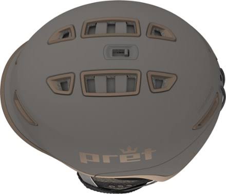 Gray Snow Helmet Y156