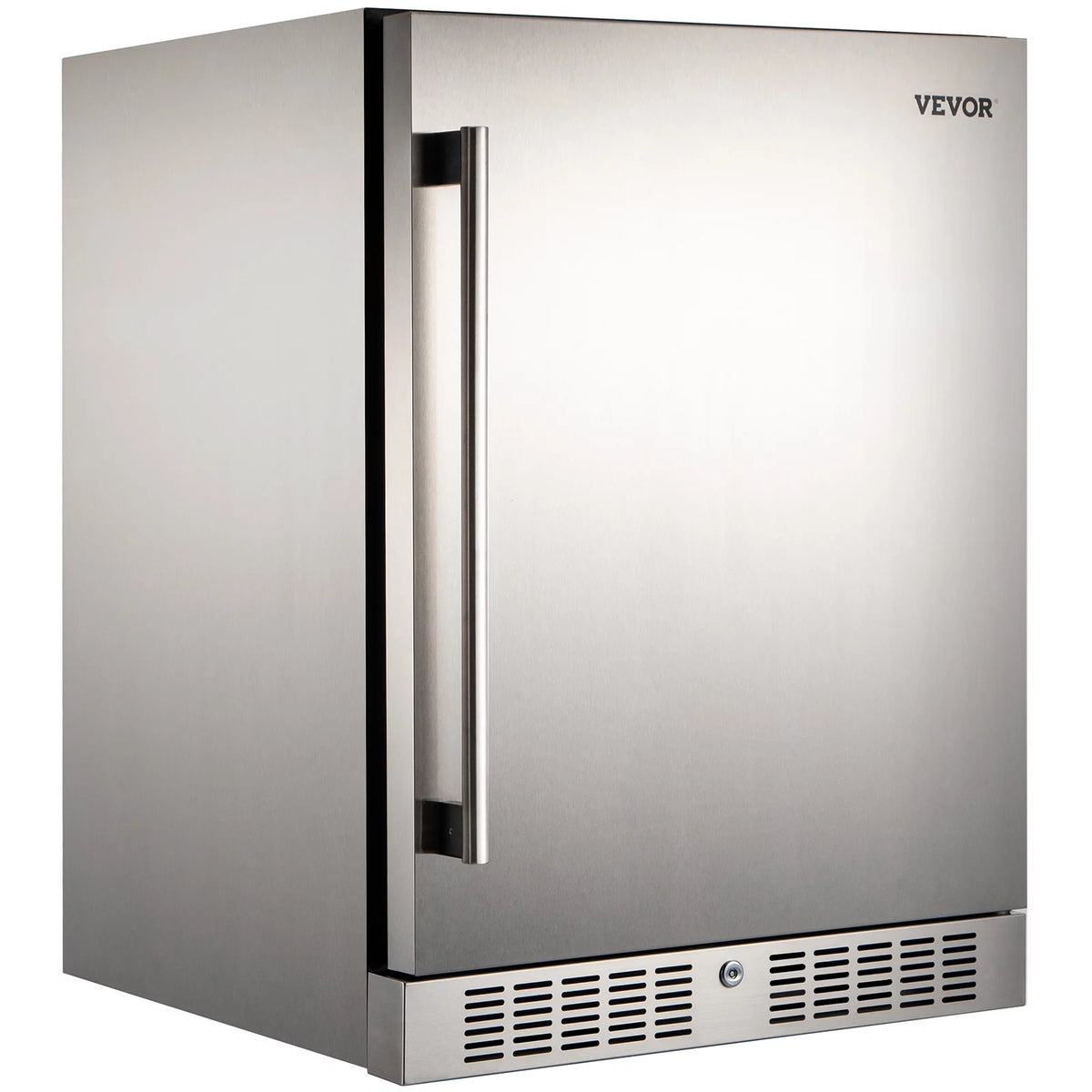 24" Stainless Steel Beverage Cooler 5.5 cu.ft. 142 Can Reversible Door Refrigerator U333808