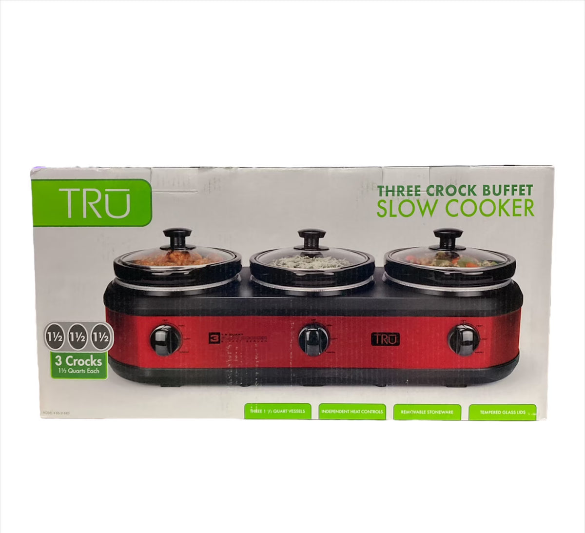 Red 1.5 Quart Slow Cooker G732266